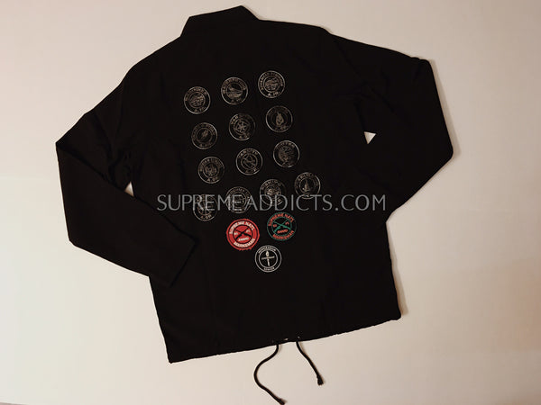 supreme patch jacket