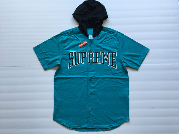 hooded baseball jersey