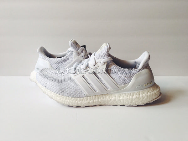 all white ultra boost size 9