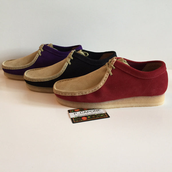 supreme clarks wallabees