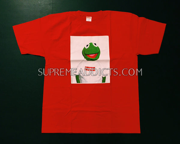 Supreme Kermit Photo Tee Red Supreme Addicts