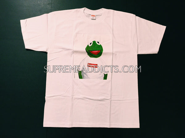 Supreme Kermit Tee Shirt White Supreme Addicts