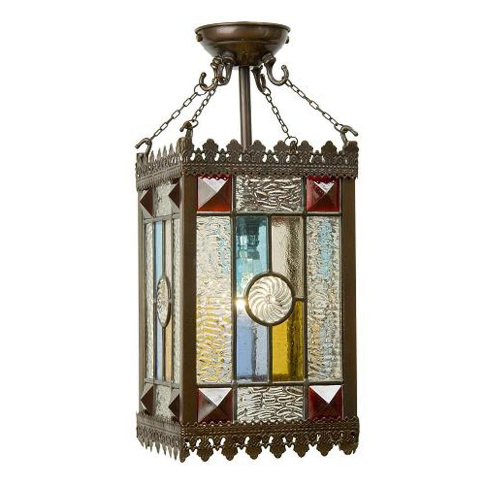 Kansa Victorian Tiffany Ceiling Lantern