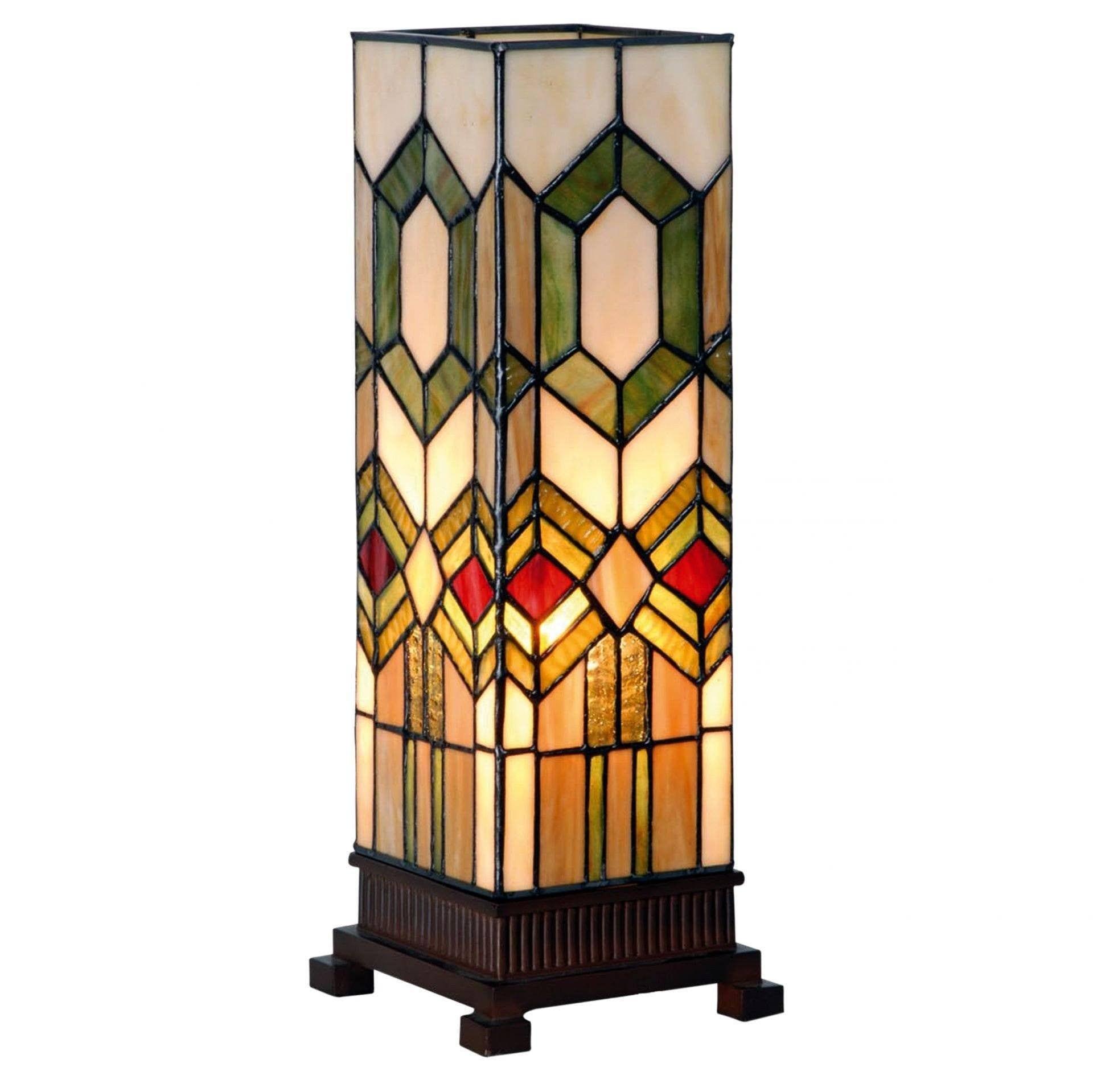 square tiffany lamp