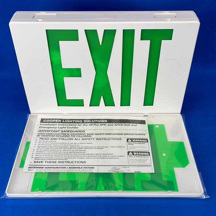 Sure-Lites Green Exit Sign (APC7G)