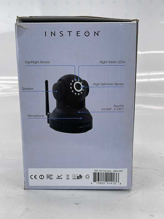Insteon HD WiFi Camera 2864-226 NEW - Black - Device 55