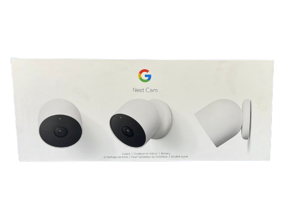 Google Nest Cam (Outdoor or Indoor, Battery) 3-pack
