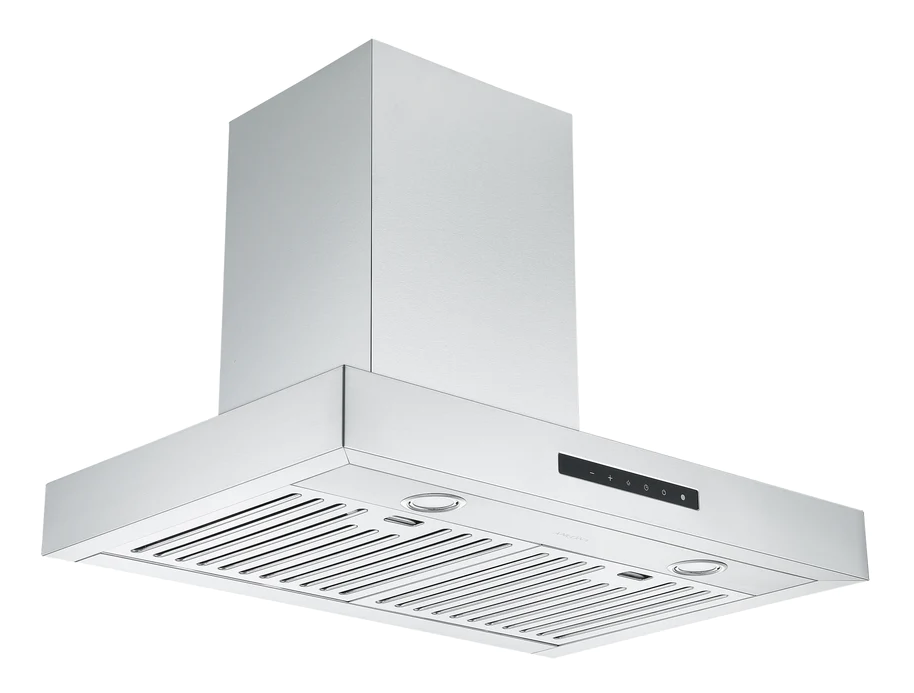Ancona AN-1519 Moderna 30 in. Wall Mount Range Hood in Stainless Steel with Night Light Feature
