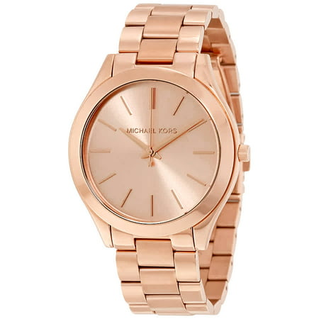 Michael Kors Runway Rose dial Rose Gold-tone Ladies Watch MK3197