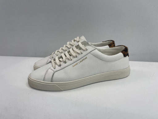 ANDY SNEAKERS IN SMOOTH LEATHER AND LEOPARD PRINTED PONY EFFECT LEATHER