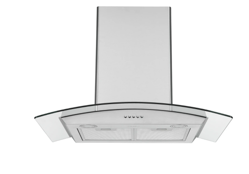 Ancona AN-1176 30 in. 440 CFM Stainless Steel Wall Mounted Glass Range Hood