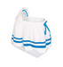 Baby Doll Bedding Modern Hotel Style II Bassinet Skirt, Aqua