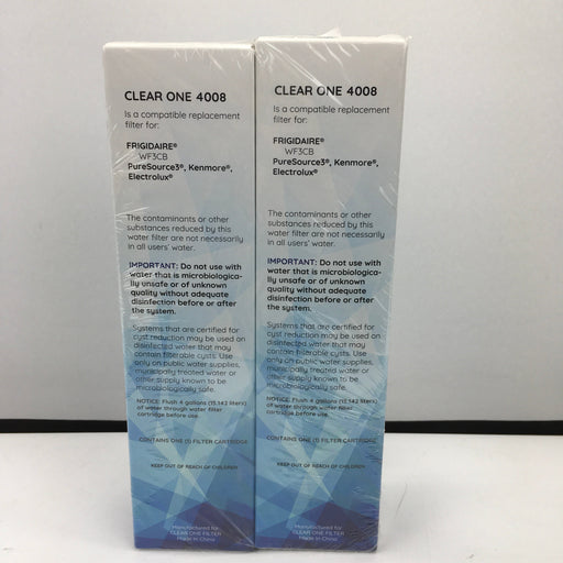 Frigidaire WF3CB Clear One Filter Premium Replacement Refrigerator Filter (2 Pack)