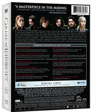 Game of Thrones: Season 3 [Blu-ray + DVD + Digital Copy]