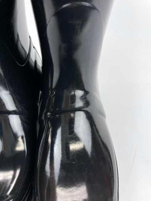 Hunter Women's Original Short Rain Boots: Black Gloss- Size 6 US
