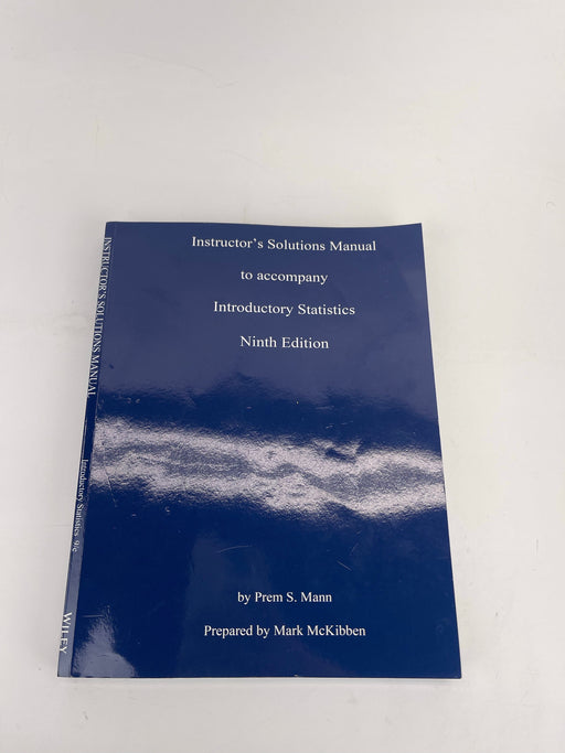Introductory Statistics Ninth Edition by Prem S. Mann