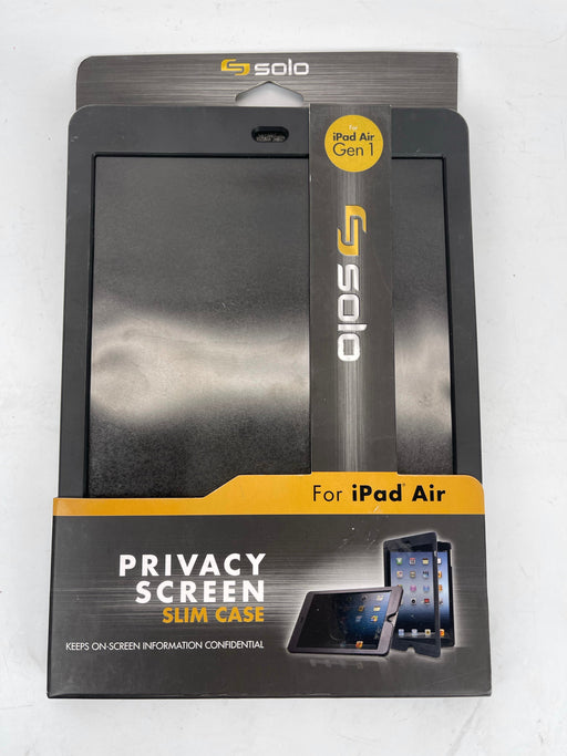 SOLO Privacy Screen Slim Case for iPad Air (Black)