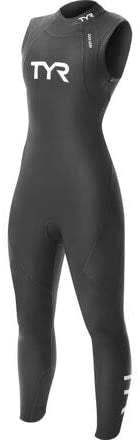 TYR Women's Hurricane Wetsuit Cat 1 Sleeveless, Black, S/M