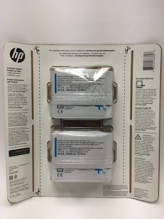 HP 940XL Black High Yield Original Ink Cartridge Two Pack