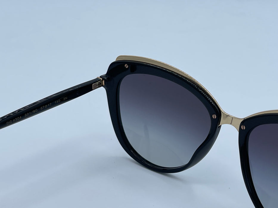 Dolce & Gabbana DG 4304 Sunglasses - BLACK-GREY