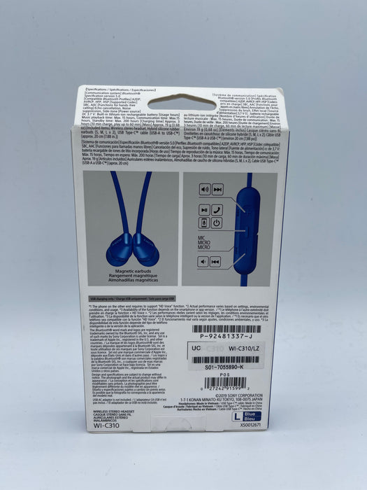 Sony WI-C310,  Blue