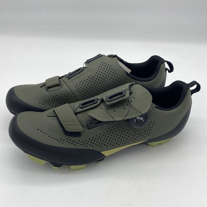 Fizik Terra X5 Shoes Military Green/Tangy Green Size: 8 1/4US