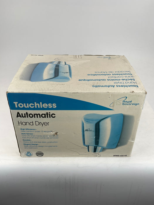 Royal Sovereign High Efficiency Touchless Stainless Steel Automatic Hand Dryer