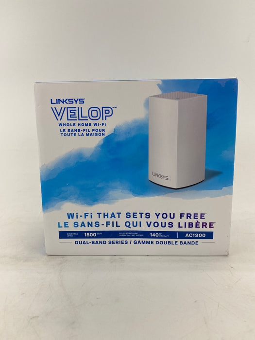 Linksys Velop AC1300 Whole Home Mesh Wi-Fi System 1 Pack White