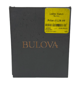 Bulova Two-tone Stainless Steel Ladies Swarvoski Crystal Watch 98X127