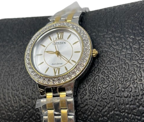 CITIZEN Eco-Drive Ladies Silhouette Crystal Watch FE2084-55A