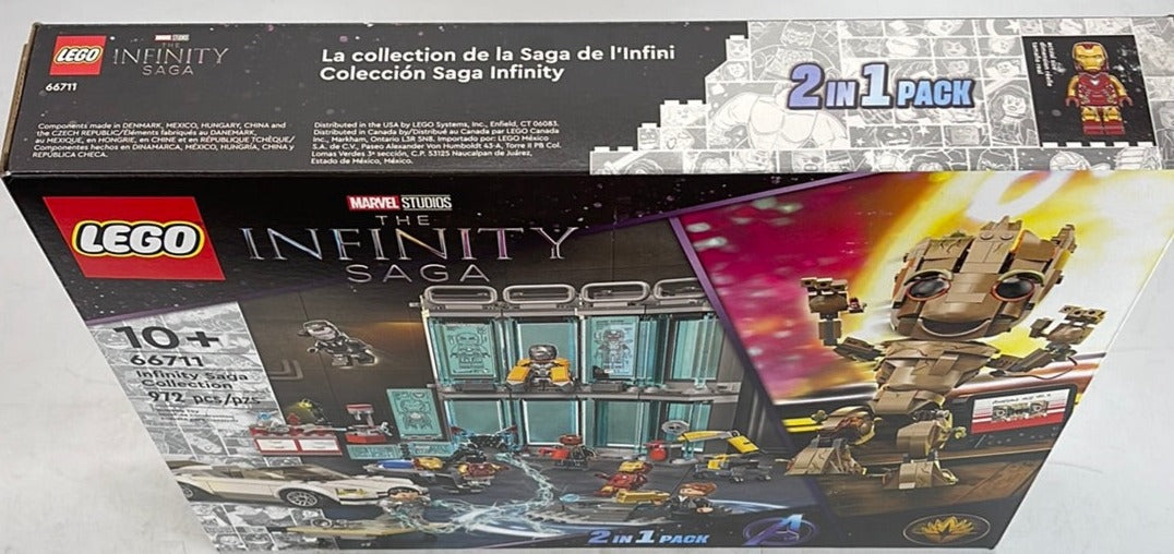 Lego Marvel Studios The Infinity Saga Collection 2-in-1 Building Kit 66711 (972 pcs)