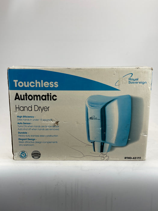 Royal Sovereign High Efficiency Touchless Stainless Steel Automatic Hand Dryer