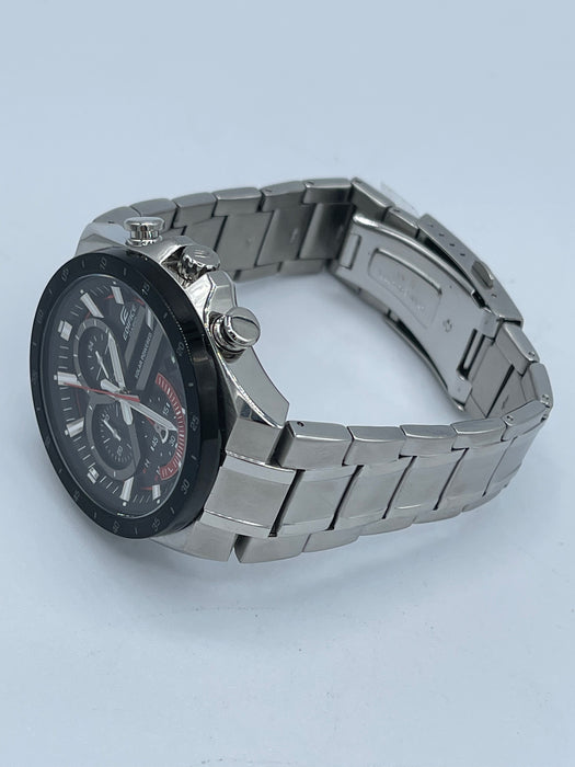 Casio Men's EQS-920DB-1AVCR Edifice Analog-Digital Display Quartz Silver Watch, Chronograph