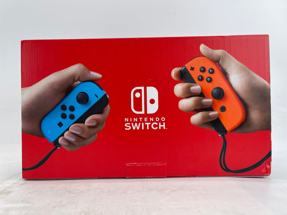 Nintendo Switch Console with Neon Blue and Red Joy-Con (Includes Case)