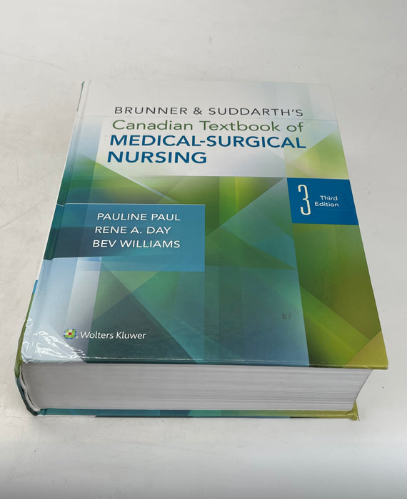 Brunner & Suddarth's Canadian Textbook of Medical-Surgical Nursing