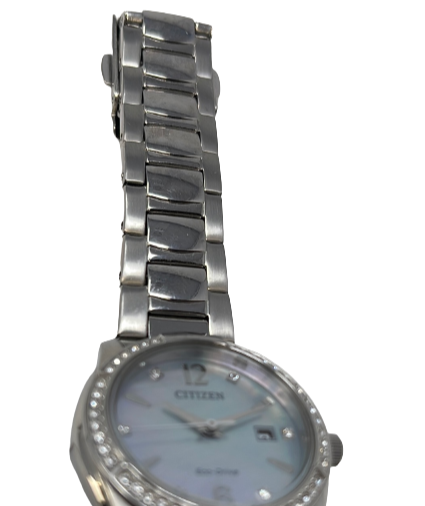Citizen Eco-Drive Mother-of-Pearl Crystal Watch E0113 R012380