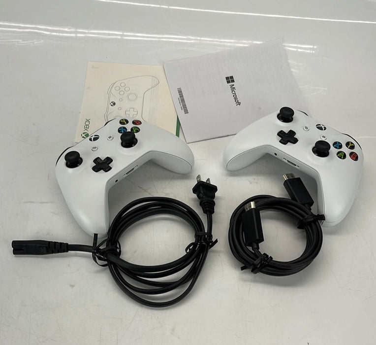 Xbox One S Disc Edition with 2 Controllers (Model 1681)