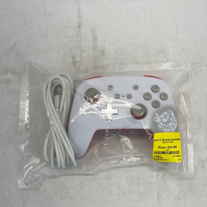 PowerA Mario Enhanced Wired Controller for Switch - Red/White