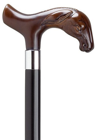 canes mule head European Handles 36" long hardwood shaft - Adventura Sickroom Supply