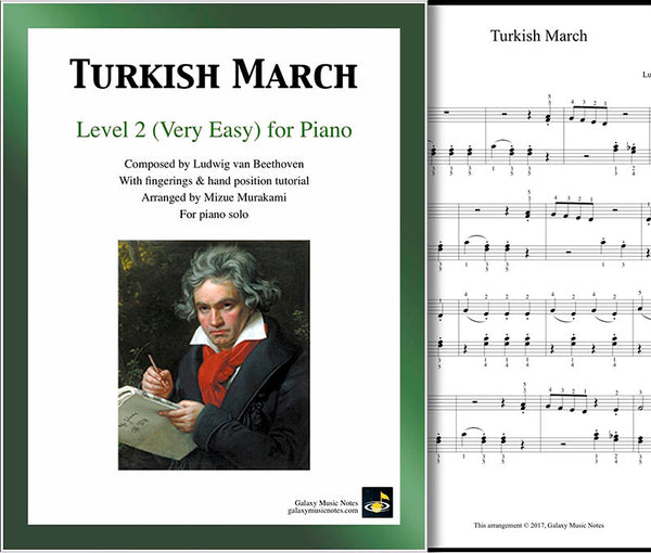 Turkish march beethoven free sheet music