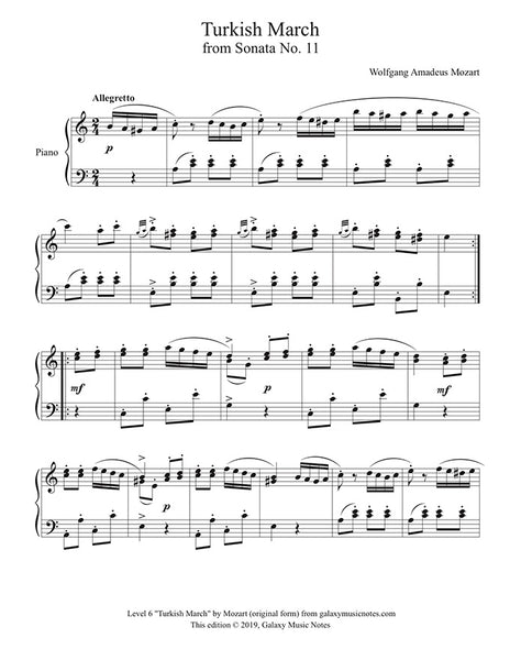 Mozart volodos turkish march sheet music free