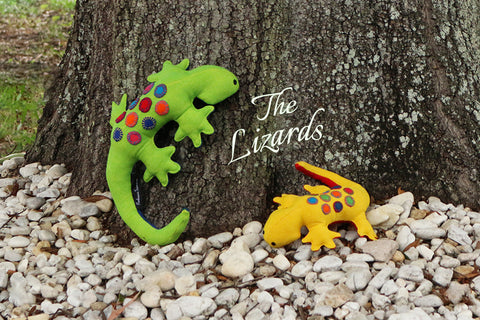 Barefoot Handwoven Lizard Toys