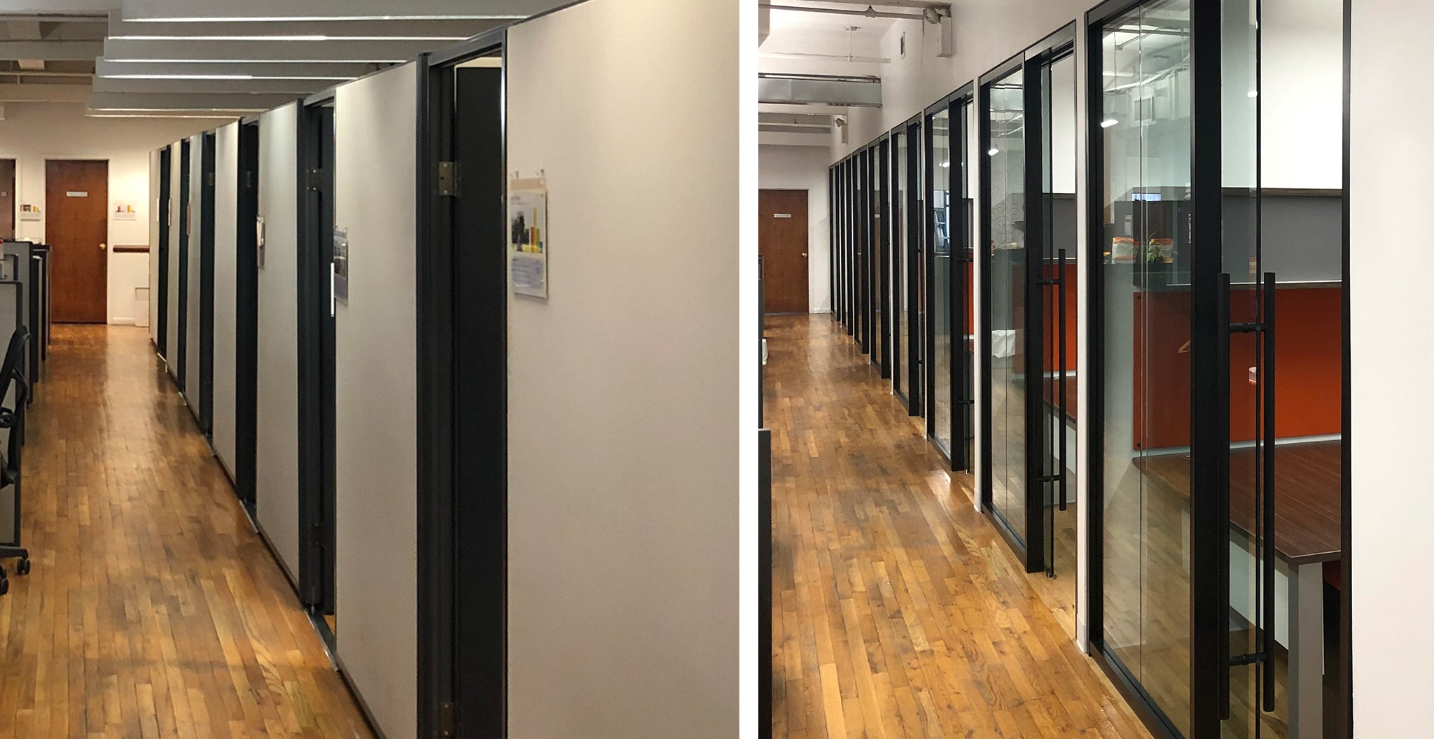 Before | After Photos of an Office Upgrade in an Existing Space