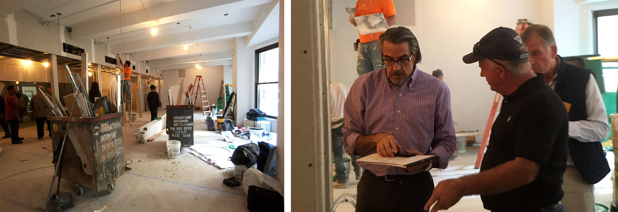 OFH Designer + Sales Executive, David Cashner, Overseeing Construction