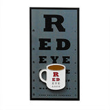 Custom Enamel Coffee Mug Pin on Custom Desgned Card For Red Eye Cafe Montclair, NJ