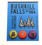 Button Card Custom Designed for Bushkill Falls Resort