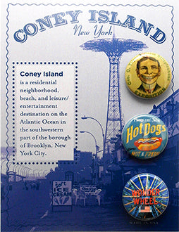 Coney Island Button Card