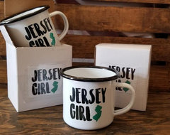 Jersey Girl Enamelware Cup by B. Berish