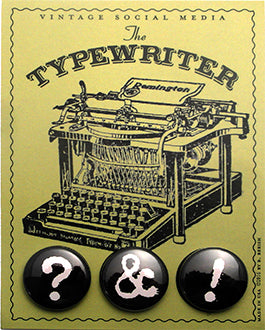 Typewriter Vintage Social Media Cards