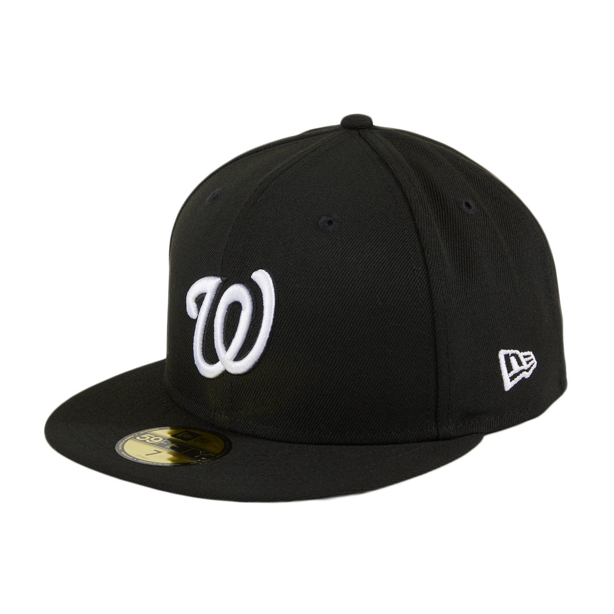 black washington nationals fitted hat